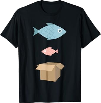 Big fish, little fish, cardboard box T-Shirt