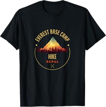 Everest Base Camp Souvenir Apparel Everest Base Camp Hiking T-Shirt