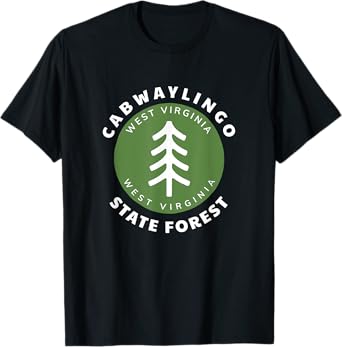 Cabwaylingo State Forest West Virginia Vacation Souvenir WV T-Shirt