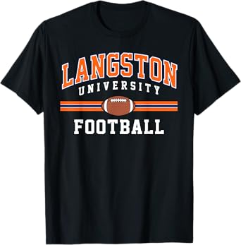 Langston University Football Arch Vintage Design Men Women T-Shirt