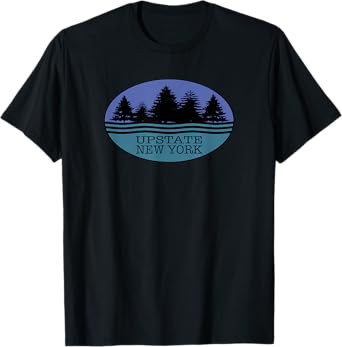 Upstate New York Souvenir I love Nature Outdoors T-Shirt