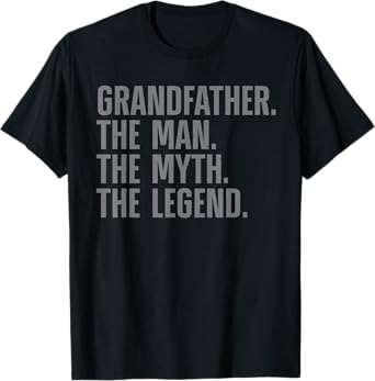 Funny Grandfather Art For Grandpa From Grandkids Grandfather T-Shirt