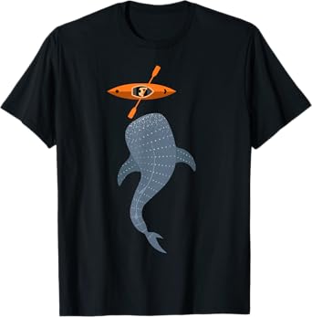 Kayak Whale Sea Kayaking Outdoor Adventurer Athletic Kayaker T-Shirt