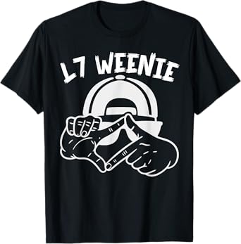 Baseball Softball Season L7 Weenie Funny Boys Kids Retro T-Shirt