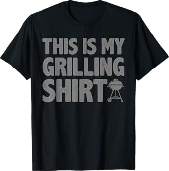 Funny Grilling Art For Men Women Barbecue Meat Smoking BBQ T-Shirt