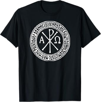 Labarum Ancient Christian Symbol Chi Rho T-Shirt