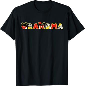 Disney Mickey & Minnie Grandma Gift Family Trip Vacation T-Shirt