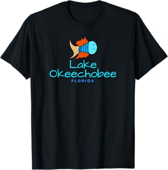 Lake Okeechobee T-Shirt, Florida Fun Cute Fish T-Shirt T-Shirt
