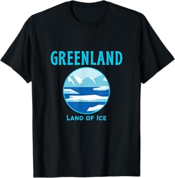 Greenland Travel Iceberg & Glacier: Nuuk Tops, Tees & Gear T-Shirt