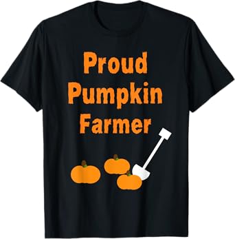 Proud Pumpkin Farmer Fall pumpkin grower Halloween T-Shirt