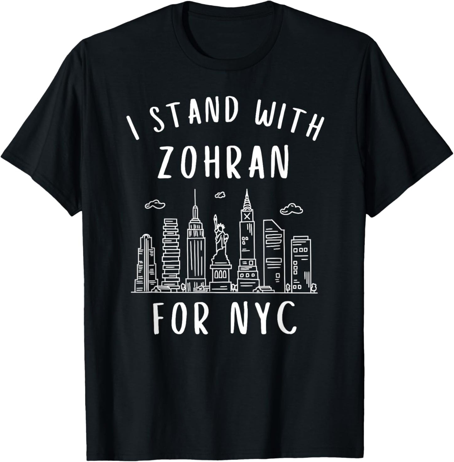 Zohran Mamdani for NYC Mayor Cool Trendy Progressive Vote T-Shirt