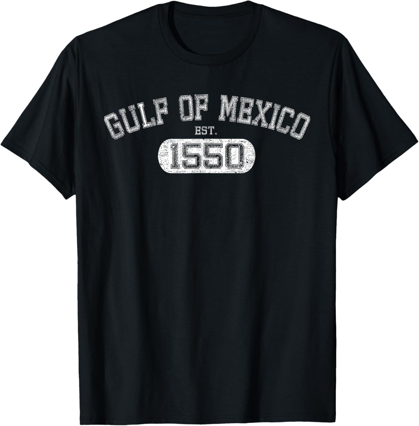 Gulf of Mexico Est 1550 Retro Vintage Gulf for Men Women T-Shirt
