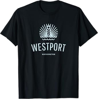 Westport Washington Lighthouse Coast souvenir, gift idea T-Shirt
