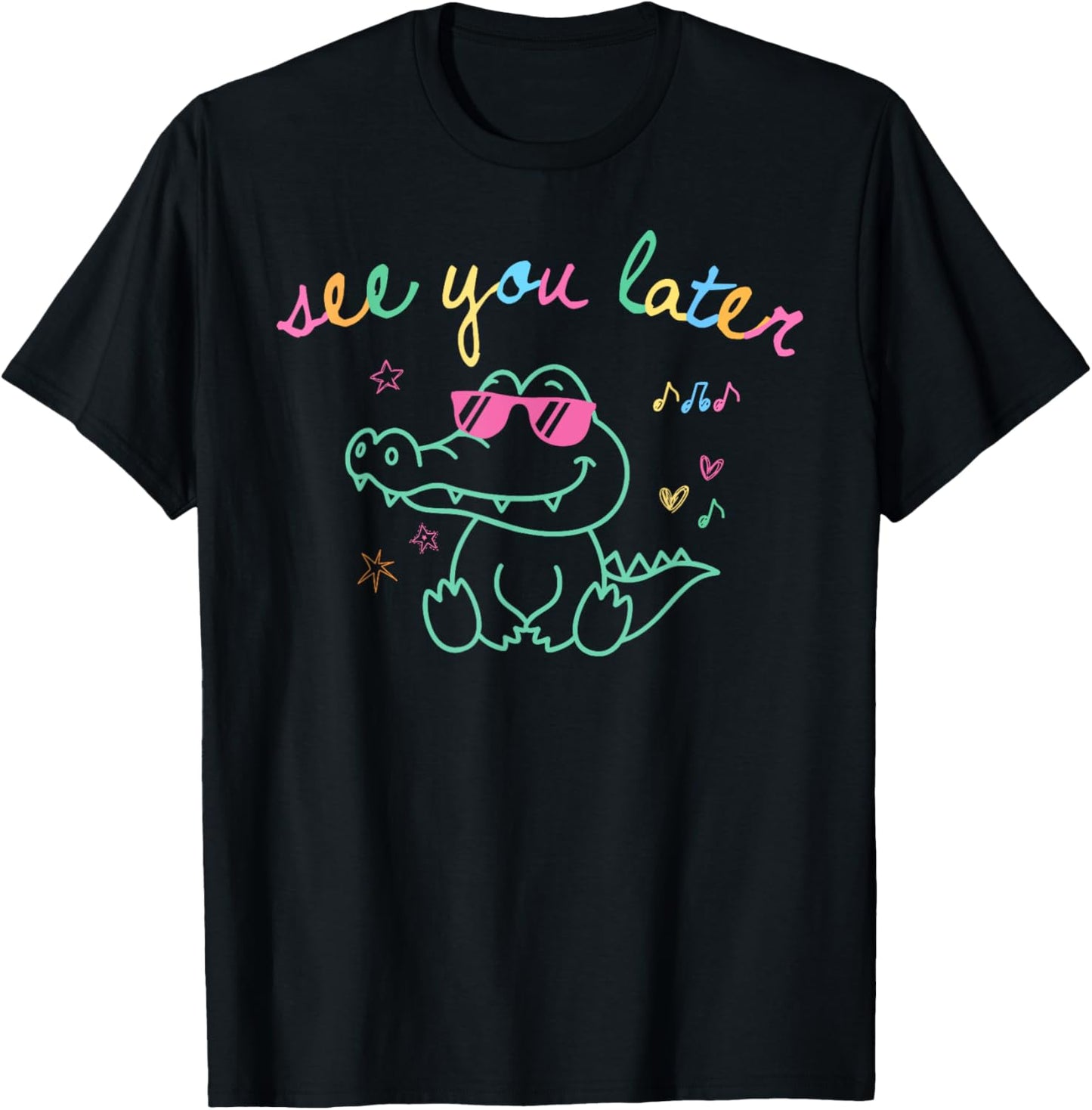 See You Later Teacher Summer Alligator Last Day Of School T-Shirt