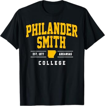 Philander Smith College Arch Vintage Design Men Women T-Shirt