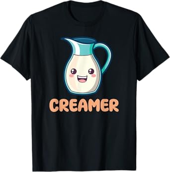 Coffee & Creamer Matching Couple Halloween Best Friends T-Shirt
