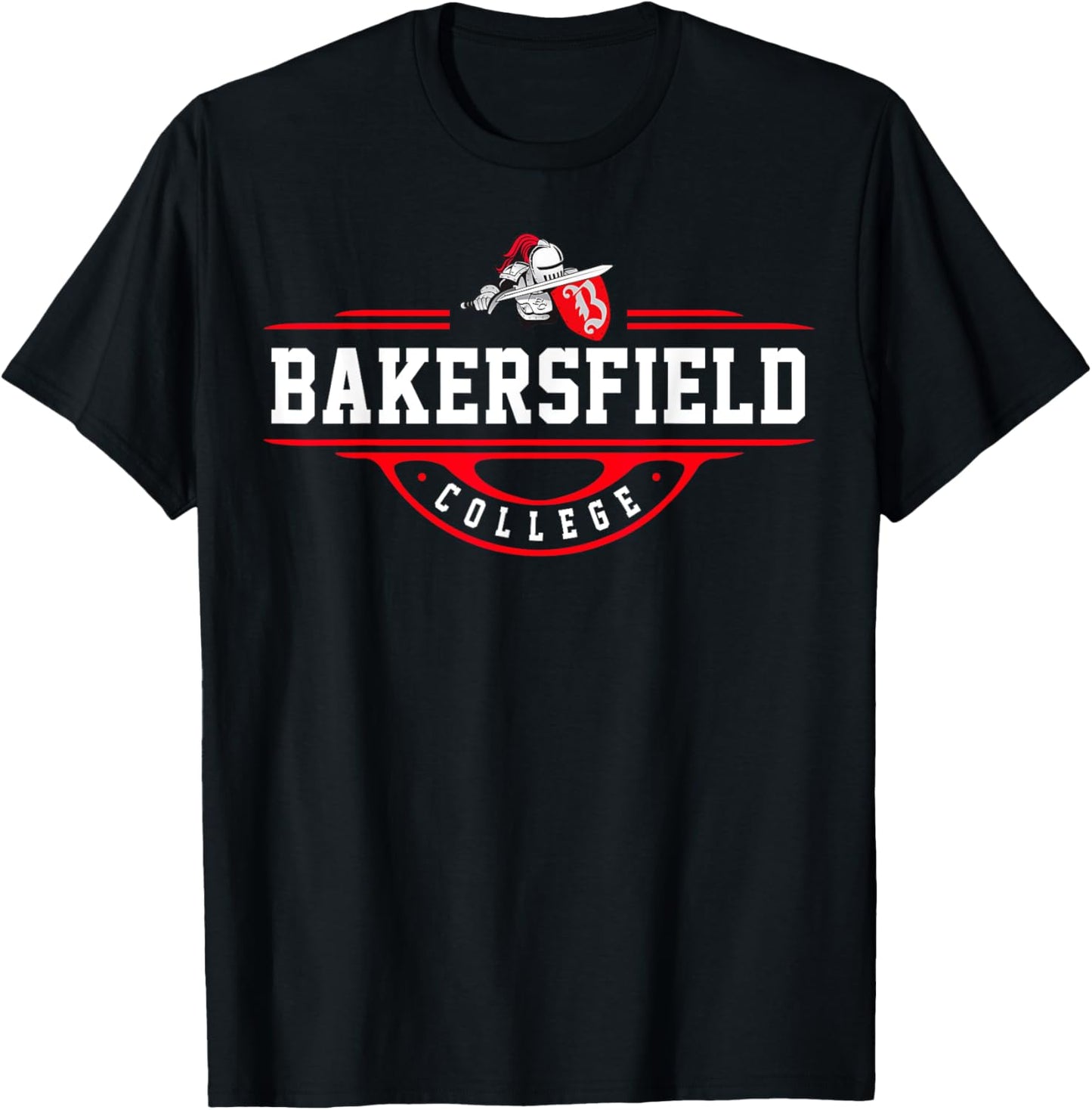 Bakersfield College Vintage Arch Design Tee for Men Women by TeeBrew