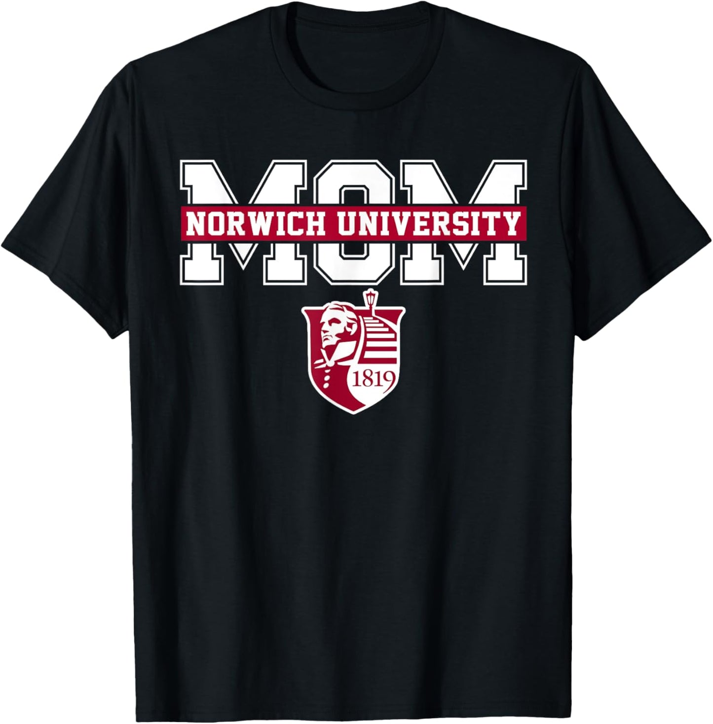 Norwich University Mom Vintage Arch Design Tee by TeeBrew