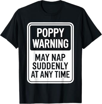 Best Poppy Art For Grandpa From Grandkids Father's Day Poppy T-Shirt