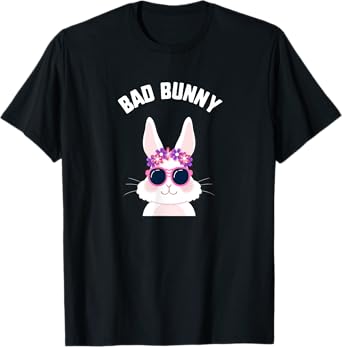 Easter Bad Bunny Sunglasses Kids Candy Spring Bunny Gift T-Shirt