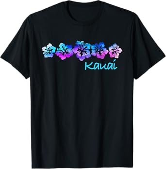 Kauai Vintage T-Shirt: Hibiscus Flower T-Shirt
