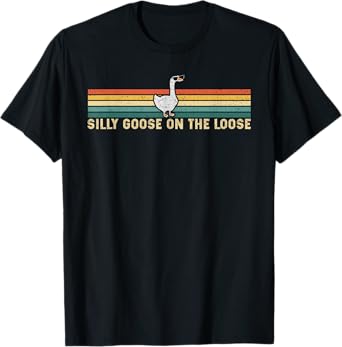 Silly Goose Shirt, Graphic Tees Men, Funny Shirts For Men T-Shirt
