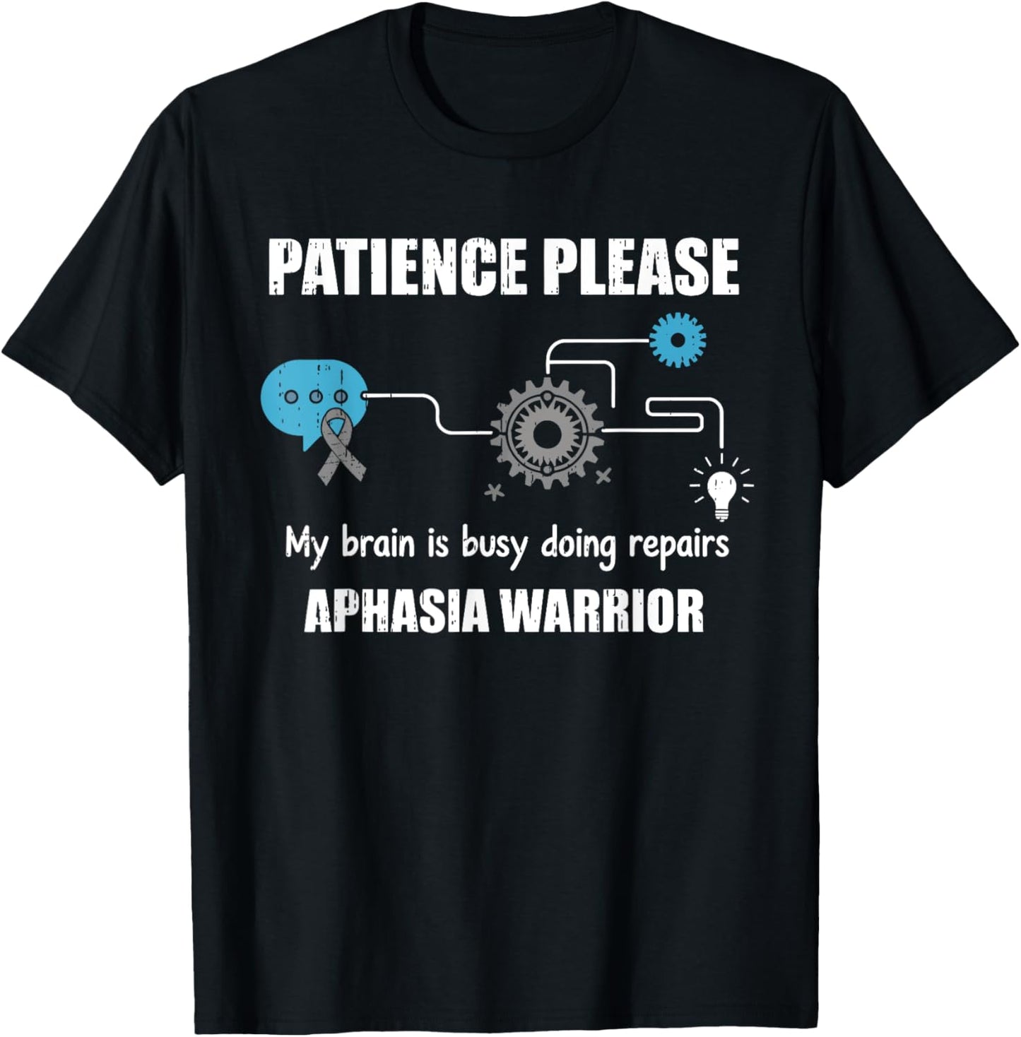 Aphasia Awareness Speech Language Most Common Brain Disorder T-Shirt