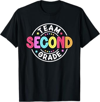 Team Second Grade Teacher Back To School 2nd Grade Squad Kid T-Shirt