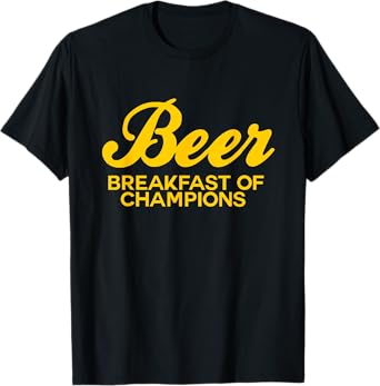 Beer Breakfast of Champions t-shirt vintage inspired Funny T-Shirt