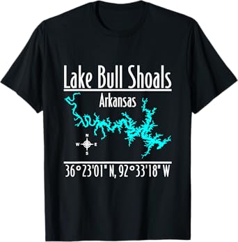 Modern Lake Bull Shoals - Arkansas T-Shirt