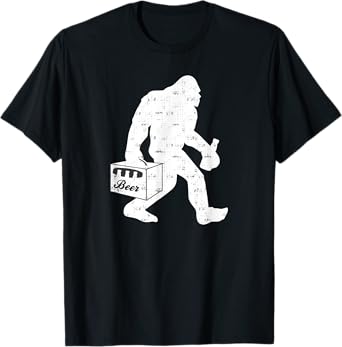 Bigfoot Beer Camping Vintage T-Shirt