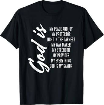 Cute Women's Christian Bible Verse Shirts Women Girls Gifts T-Shirt