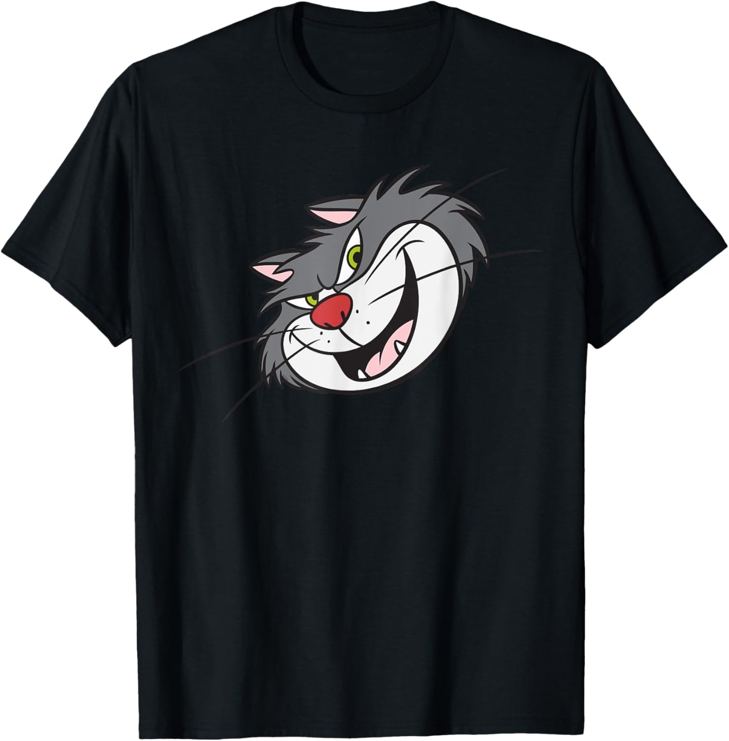 Disney Villains Lucifer the Cat Cinderella Big Face Costume T-Shirt