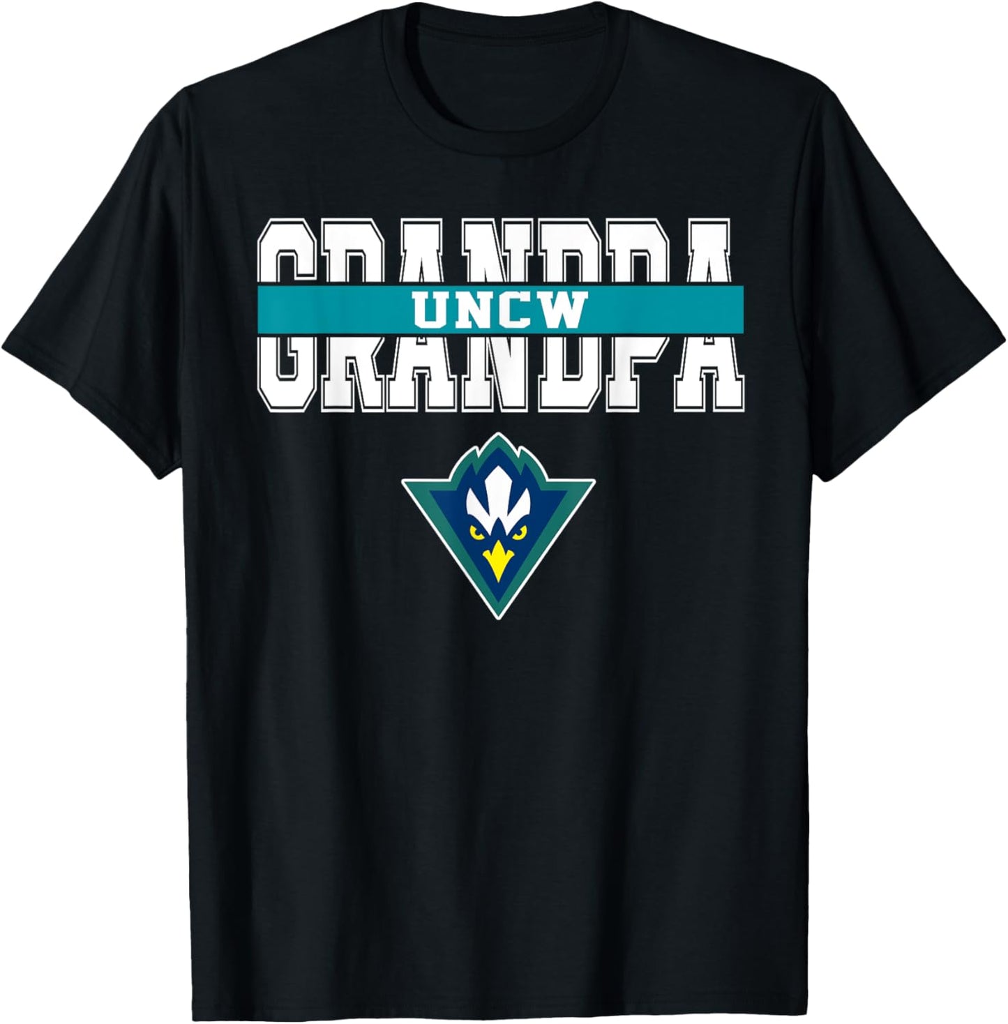 UNCW Arch Vintage Retro College Grandpa Design Tee by TeeBrew