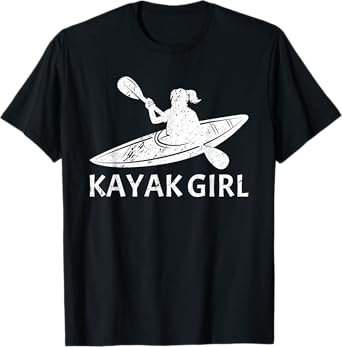 Cool Kayak Design For Women Girls Kayaking Kayak Lover T-Shirt