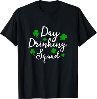 St Patricks Day Drinking Squad Irish Shamrock Beer Lovers T-Shirt