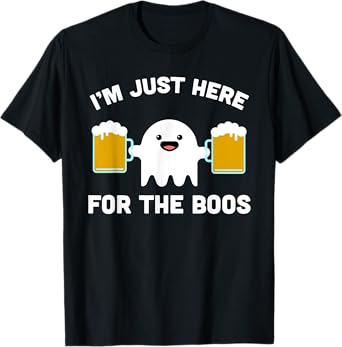 Halloween Ghost | Funny Beer Drinking Costume Bartender Gift T-Shirt