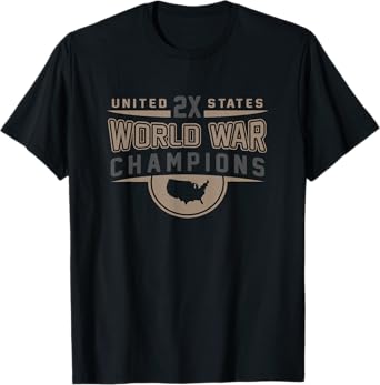 World War Champions Novelty T-Shirt Championship Winners USA T-Shirt