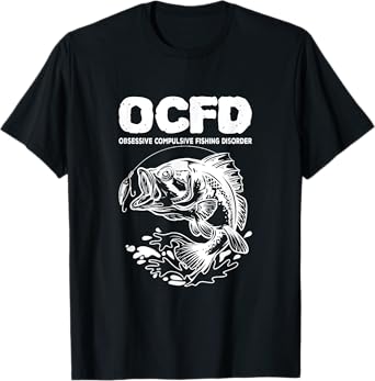 OCFD Obsessive Compulsive Fishing Disorder Fishing Carp T-Shirt