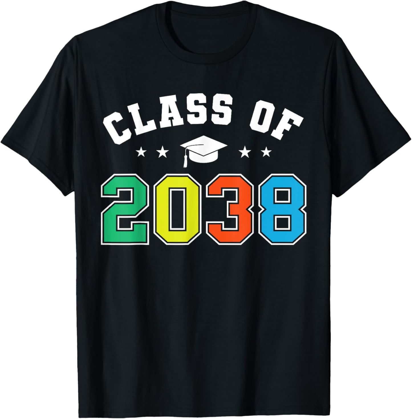 Class Of 2038 Grow With Me Funny Kindergarten Back To School T-shirt by TeeBrew