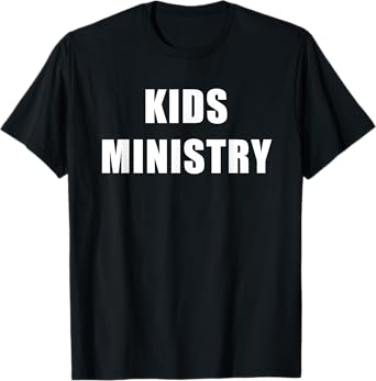 Kids Ministry โ Christian Church Faith Staff & Volunteer T-Shirt