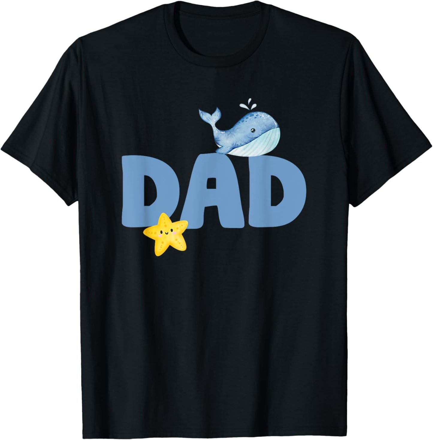 Oneder The Sea Dad Whale Ocean Theme Matching Family T-Shirt