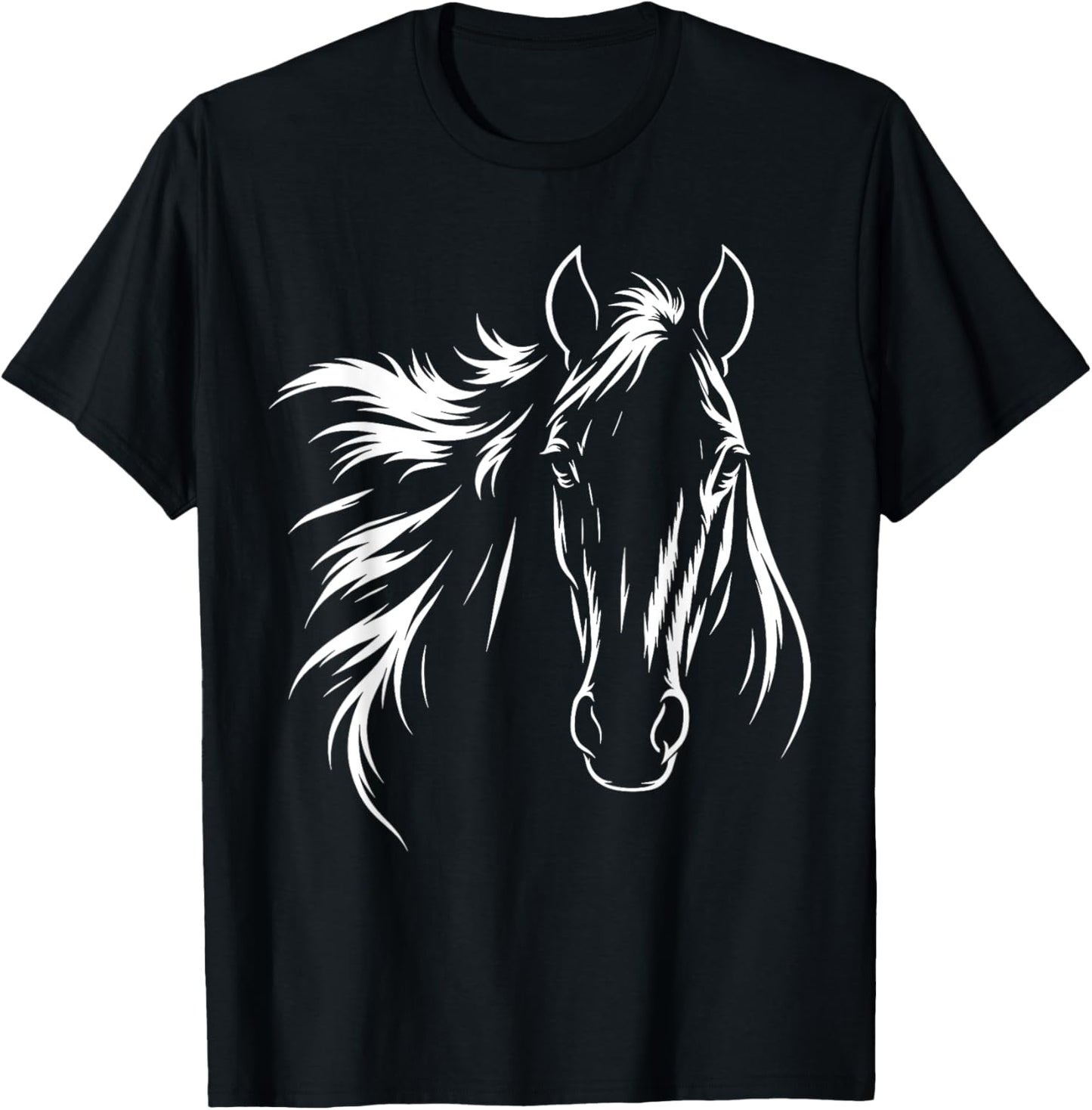 Cute & Elegant Horse Silhouette art for Horse Lovers T-Shirt
