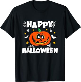 Cute Halloween Kids - Halloween Pumpkin - Happy Halloween T-Shirt