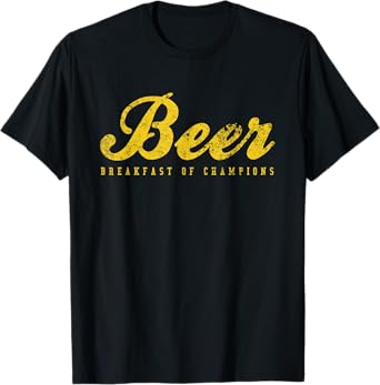 Beer Breakfast of Champions t-shirt vintage inspired Funny T-Shirt