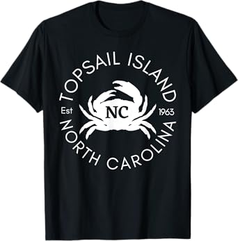 Topsail Island North Carolina Crab Beach Ocean Summer T-Shirt