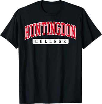 Huntingdon College Arch Vintage Sports Design for Men Women T-Shirt