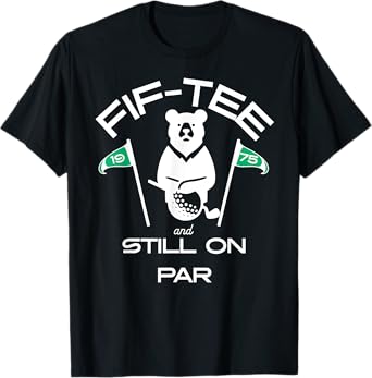 50th birthday golf milestone Funny golf for Dad Golf puns T-Shirt
