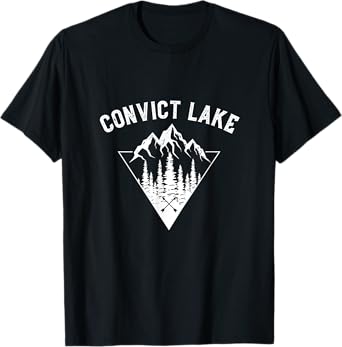 Convict Lake CA California Travel Fishing Camping Souvenir T-Shirt