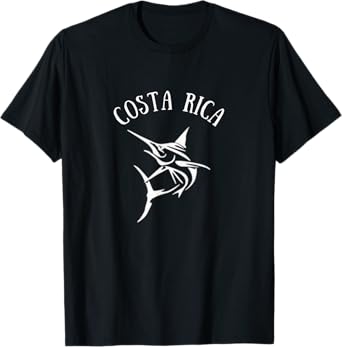 Costa Rica Deep Sea Fishing Jumping Marlin T-Shirt